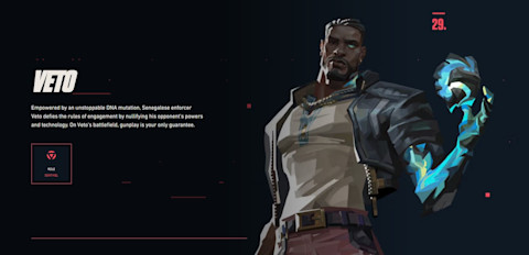 New VALORANT Agent: Veto