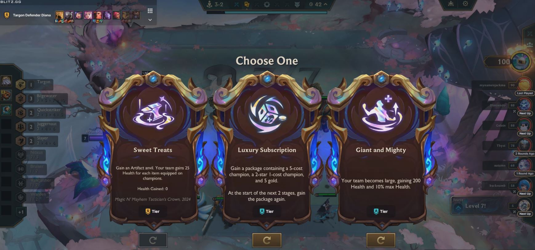 TFT Augment Tier Now in the Overlay