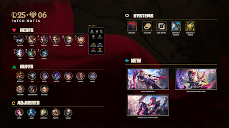 League of Legends Patch Notes Quick Breakdown 25.06 (15.6)